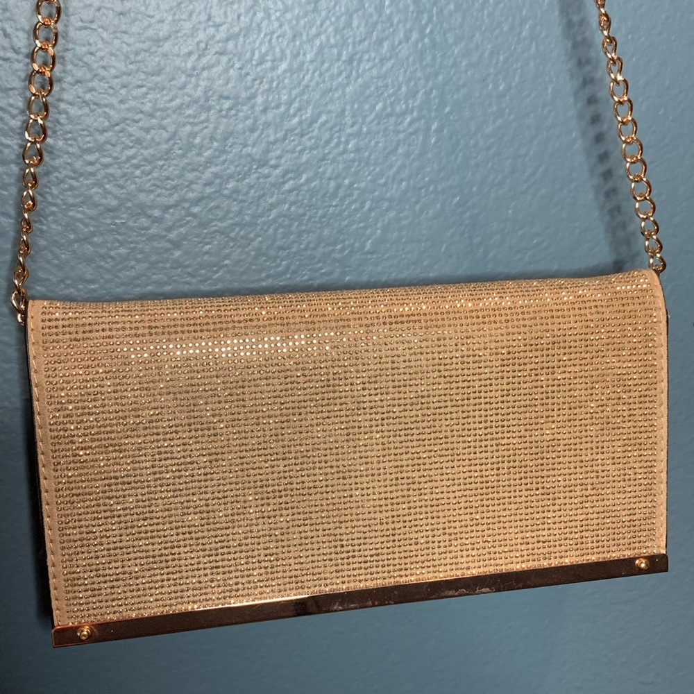 Rose gold purse